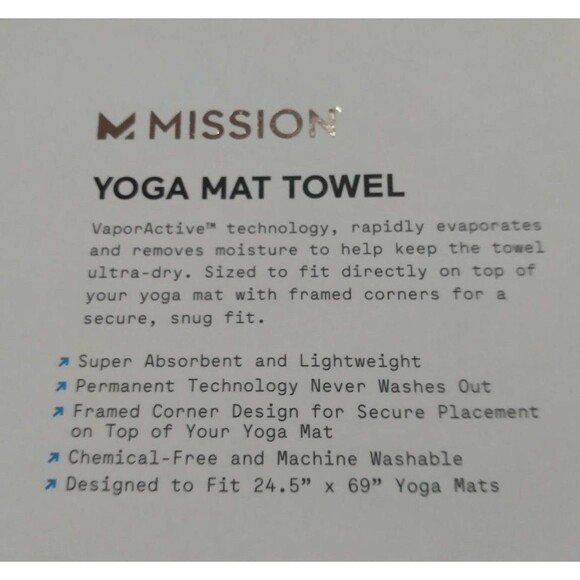 New Mission Yoga Mat Towel - Picture 6 of 6